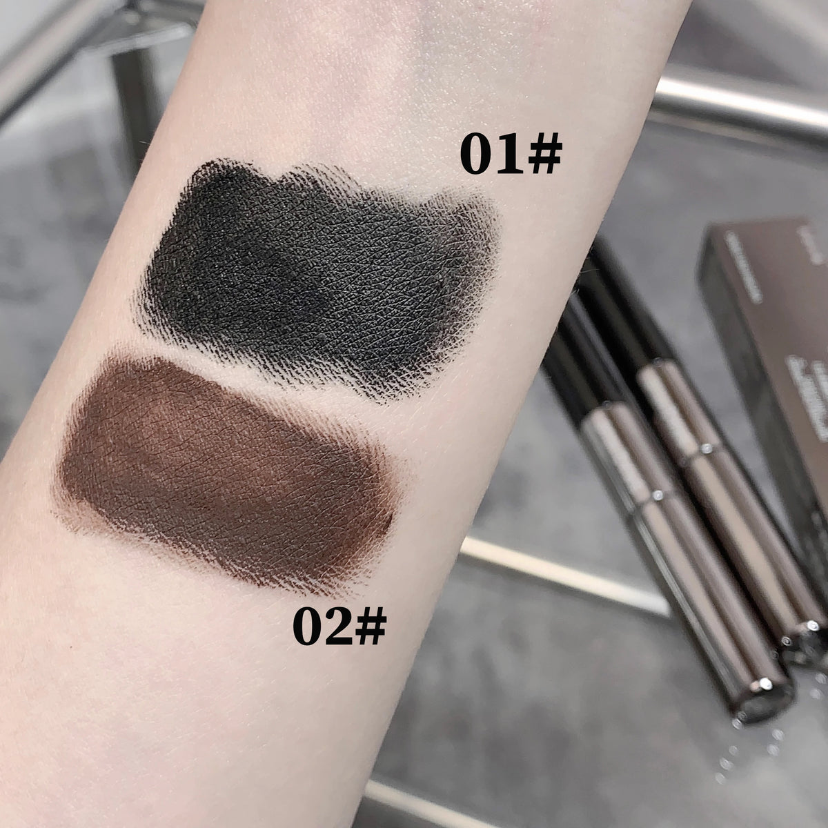 SHAQINUO 2 In 1 Volume and Length Waterproof Mascara Long Lasting Dual-Ended Tubing Eye Makeup