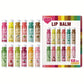 6/24pcs Assorted Fruit Flavor Lip Balm Set - Hydrating, Nourishing & Prevents Chapped Lips - Care for Dry Lips & Fine Lines