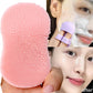 Mini Finger Face Wash Brush Soft Silicone Deeply Clean Pores Remove Dead Skin Cells Makeup Brushes Baby Shampoo Baby Bath Brush