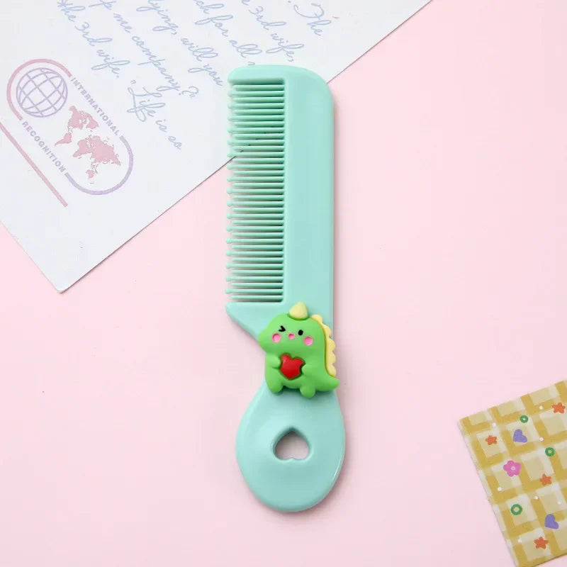 1PCS cute children's comb special portable small comb for newborns, safe and scratch-resistant cute baby comb
