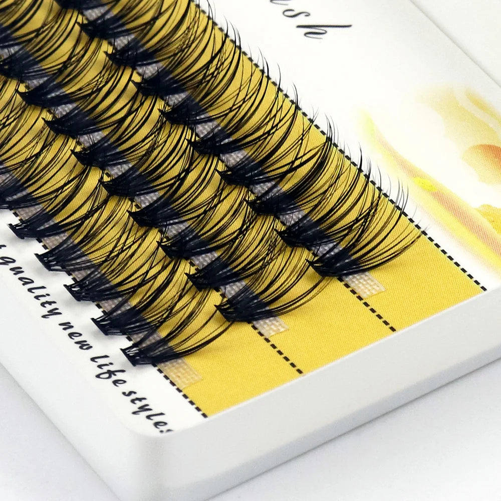 40D/30D/20D Mink Eyelashes 1 Box/60 Bundles Natural Eyelash Extension 3D Russia Individual Eyelash Cluster Makeup Tools Lashes