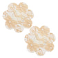 Wedding Bra Invisible Chest Patch Breathable and Anti Glare Semi Transparent Sexy Jacquard Lace Nipple Patch Disposable