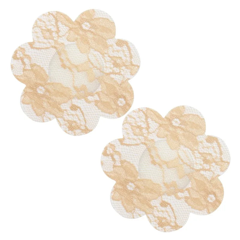 Wedding Bra Invisible Chest Patch Breathable and Anti Glare Semi Transparent Sexy Jacquard Lace Nipple Patch Disposable