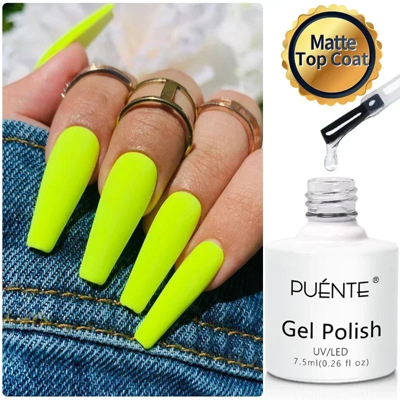 PUENTE 7.5ML Golden Gems Cat Magnetic Gel Nail Polish Pink Brown Blue Colors Golden Glitter Cat Eye Soak Off UV Nail Art Varnish
