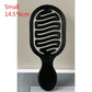 Mini Travel Brush Compact Pocket Design with Durable ABS Plastic Handle and Gentle Nylon Bristles for Dry and Wet Hair