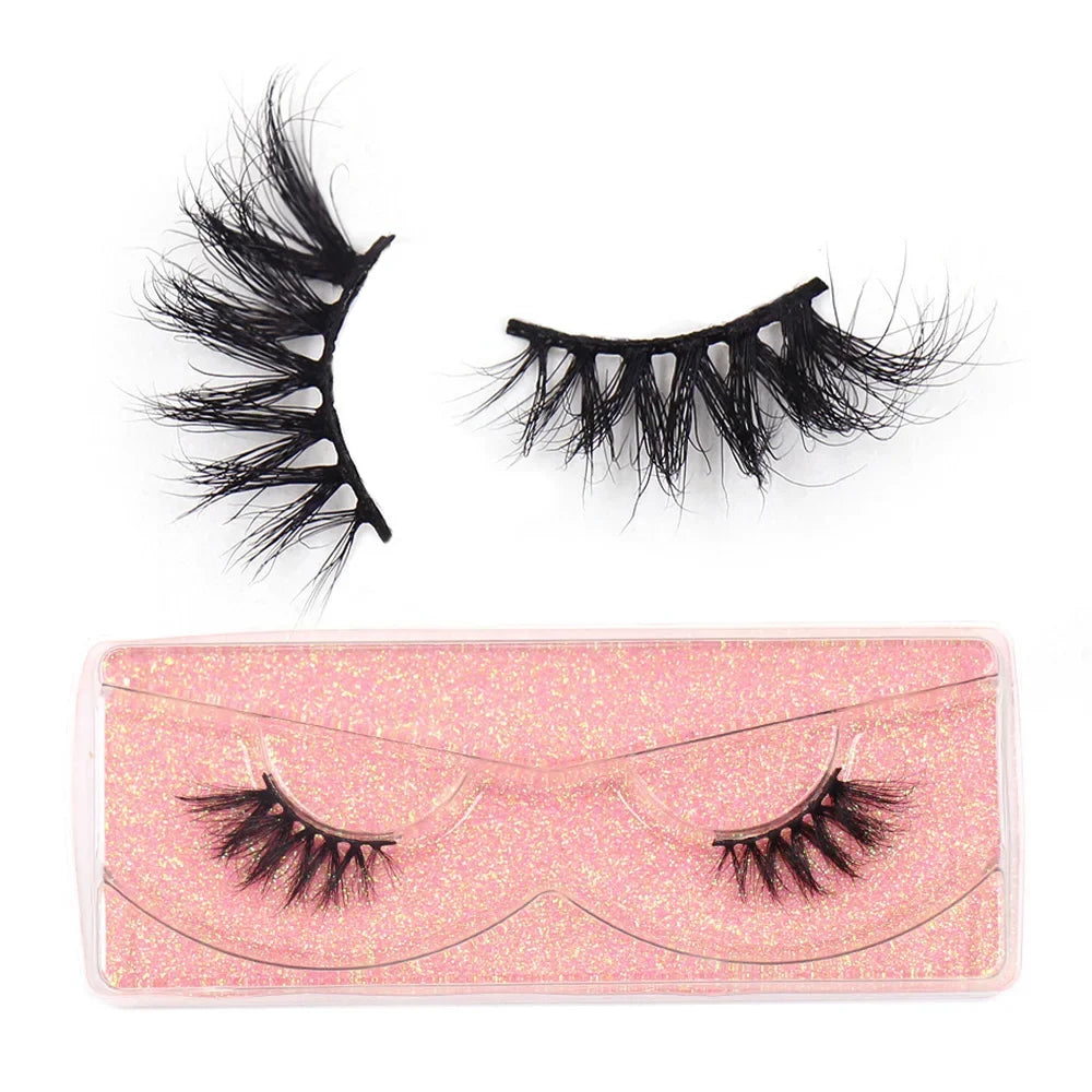 Half Eey Lashes Soft Mink Lashes Reusable Foxy Eyes False Eyelashes Natural Fluffy Makeup Tools Extension Fake Lashes Maquiagem