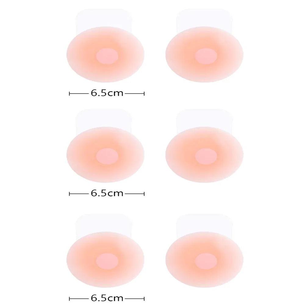 1-3Pairs Reusable Women Breast Petals Lift Silicone Nipple Cover Invisible Petal Self Adhesive Strapless Backless Stic