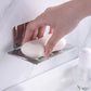 Self-adhesive Wall Mounted Soap Dish Stainless Steel Bathroom Soap Storage Holder Drain Tray Free-Punching Bathroom Accessories