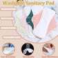 1pc Washable Sanitary Pads for Women, Reusable Menstrual Period Underwear Liners Panty Pads, 3-Layer Absorbent