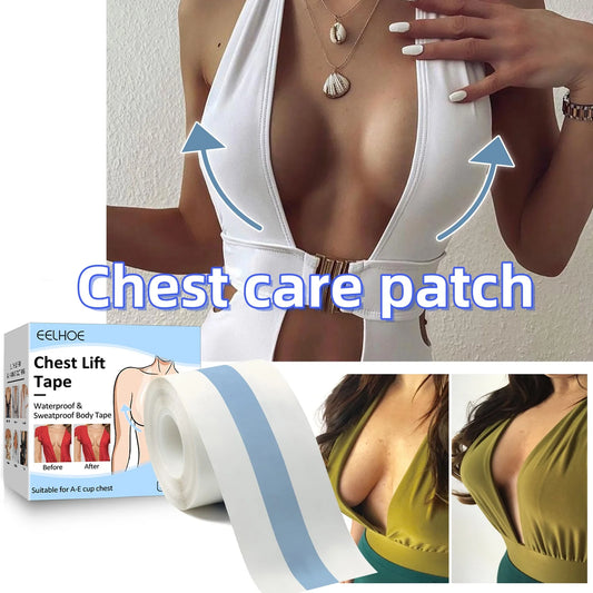 1 Roll Breast Care Patch Invisible Bra Stickers Breathable Waterproof Sweat Proof Chest Lifting Anti Glare Body Care Product