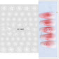 Cherry Blossom 3D Nail Stickers White Flower Petals Nail Art Decals Elegant Wedding Design Spring Sakura Manicure Slider Decor