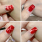 XEIJAYI 10ml Glitter Cat Eye Gel Polish Holographic Red  Magnetic Gel Nail Polish Professional Semi Permanent Varnish