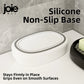 Joie Silicone Soap Dish Soap Saver Drain Soap Tray Self Draining Soap Holder Bathroom Soap Rack Shower Soap Storage Rack