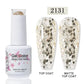 Clou Beaute Glitter Gel Nail Varnishes Winter Color Sparkling Sequins Soak Off UV LED Varnish Nail Art Decoration Base Top Coat