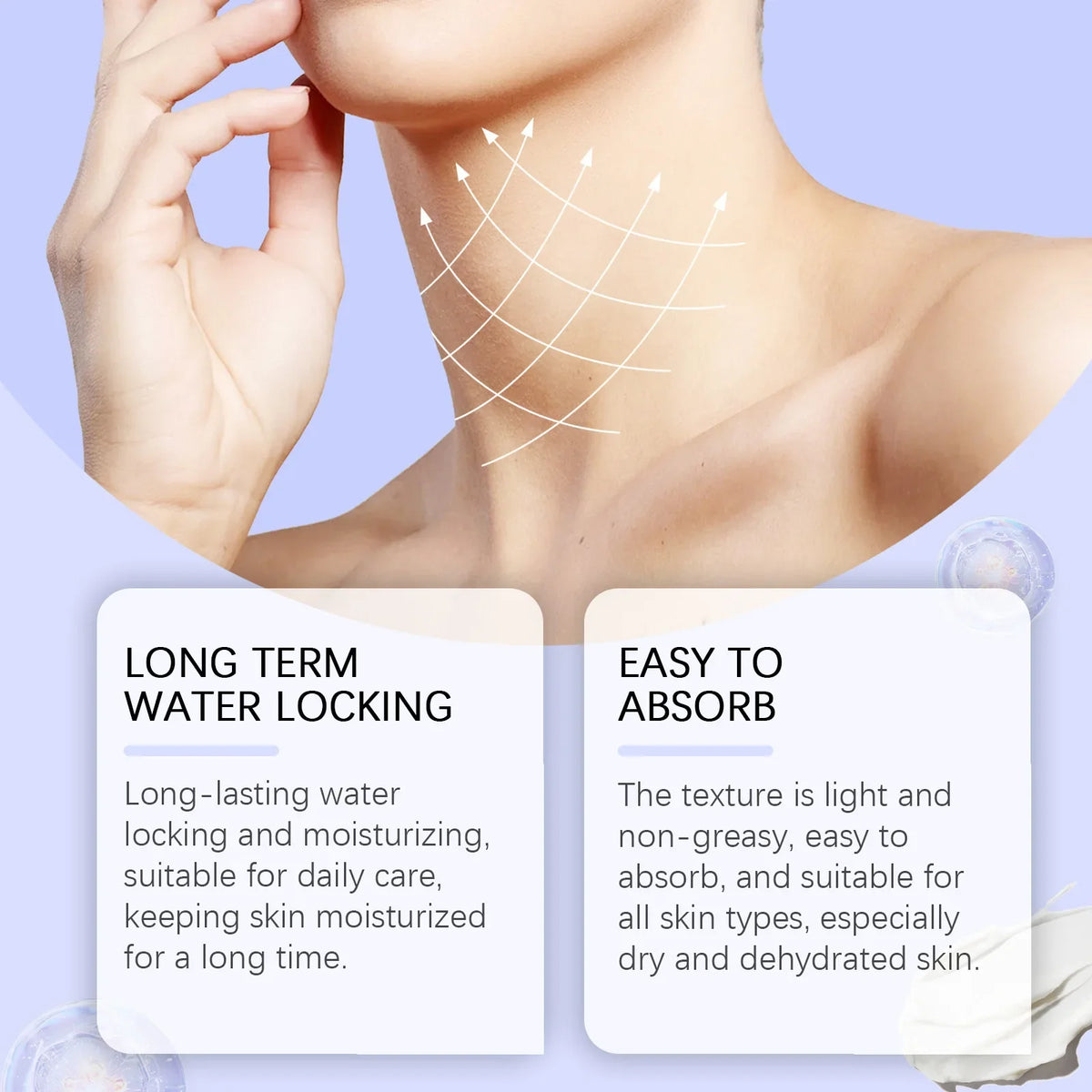 Tighten Lift Neck Cream Firming Reduce Fine Lines Brightening Nourish Smoothing Lasting Moisturize Neck Rejuvenation Care Lotion