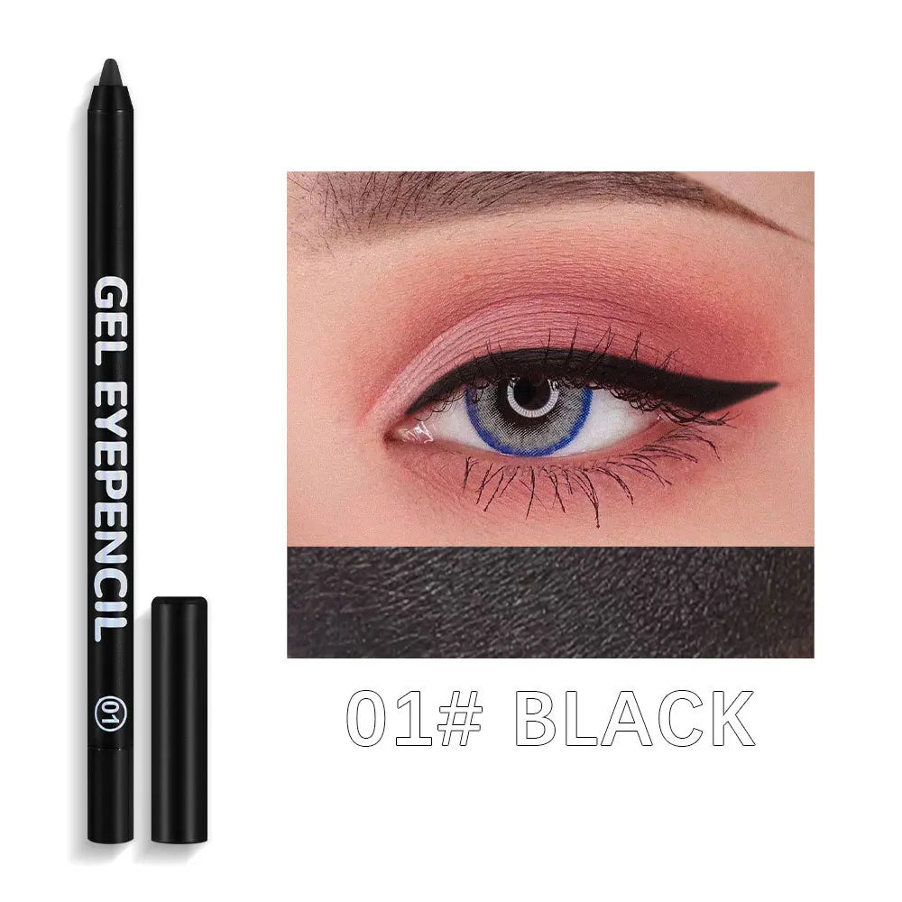 12 Colors Long-lasting Eye Liner Pencil Waterproof Pigment Eyeliner Pen Women Cosmetics Gel Eye Shadow Pencil Makeup Tools
