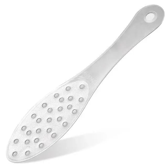 Stainless Steel Foot Scraper Metal Foot File Double SidedCallus Remover Professional for Wet or Dry SkinPedicure Tool Heel