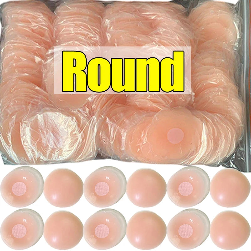 2/100pcs Silicone Nipple Cover Invisible Self-adhesive Chest Breast Stickers Reusable Patch Bra Female Lift Up Pads Intimates