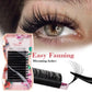 Yelix M Curl Easy Fan Lashes Bloom Individual Eyelash Extension Faux Mink Eyelashes Soft Natural Lash Extension Volume Auto Fans