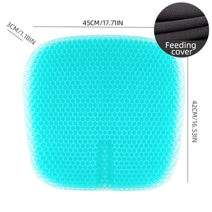 TPE Gel Cushion Honeycomb Egg Cushion Double Square Office Breathable Chair Cushion Ice Cushion Car Seat Cushion