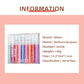 QIBEST 9Pcs/Sets Glitter Lip Glaze Liquid Lipstick Set Shine Lip Gloss Gift Box Natural Moisturizer Waterproof Lips Makeup