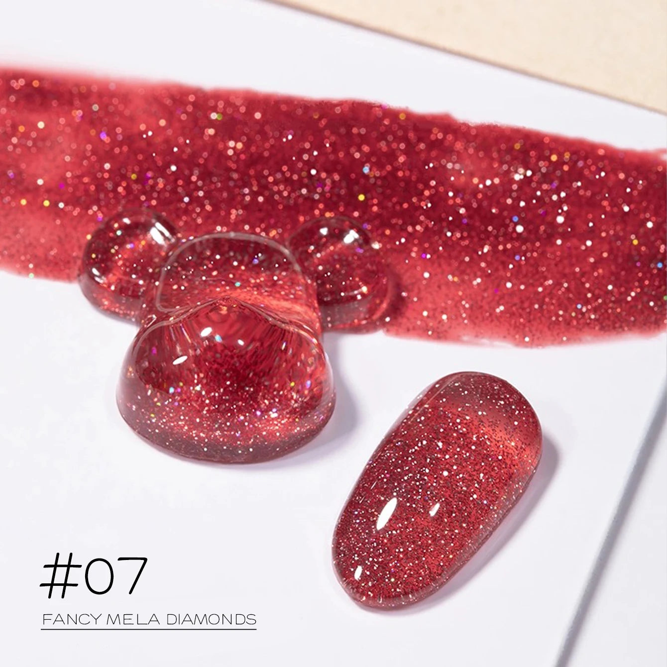 MIANEL 12ML Fall Winter Holographic Diamond Gel Nail Polish Ultra Glittery High-Density Sparkle Finish New Launch 2025