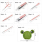 7pcs Baby Nail Scissor Set Baby Care Tool Kid Safe Portable Nail Clipper Trimmer Tweezer Children Manicure Kit