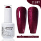 Arte Clavo 15ml Rose Red Pink Color Gel Nail Polish Autumn Winter Hot Sale Long Lasting Soak Off For Manicure Nail Art Gel