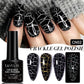 LILYCUTE 7ML Reflective Glitter Gel Nail Polish Bright Sparkling Silver Color Semi-permanent Soak Off Nail Art UV Gel Varnishes