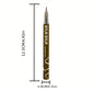 0.008mm Ultra Fine Eyebrow Pen Long Last Smudge Proof Waterproof Sweat-Proof High Pigmented Easy Applying Liquid Eye Brow Pencil