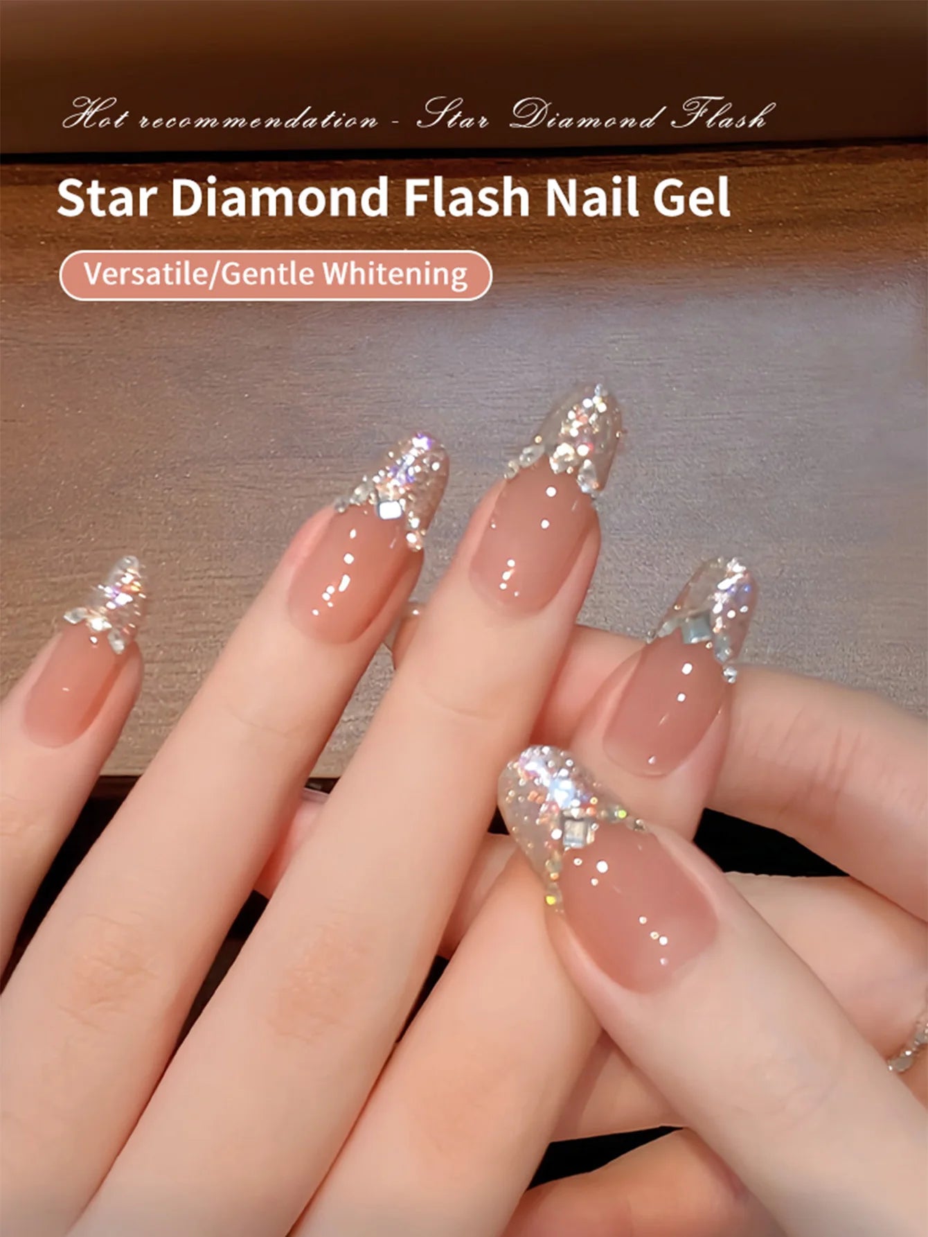 16ML Star Glitter Gel Polish Shimmer Reflective Holographic Color Magnetic for Nail Art Salon DIY at Home