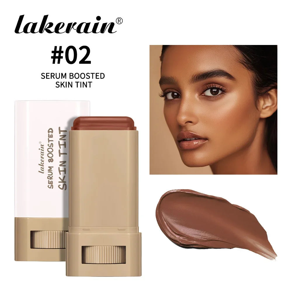 TVLV eraser foundation make-up stick 20g, with brush to brighten skin liquid foundation, long-lasting makeup concealer