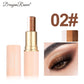3-in-1 Eyeshadow Stick Lazy Tricolor Gradient Shimmer Eye Shadow Highgloss Quick Application Smudge Proof Waterproof Cosmetics