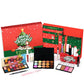 Christmas Countdown Calendar Makeup Kit 12pcs Face Makeup Kit Lipstick Eye Shadow Concealer Cosmetic Christmas Gift Box for Girl