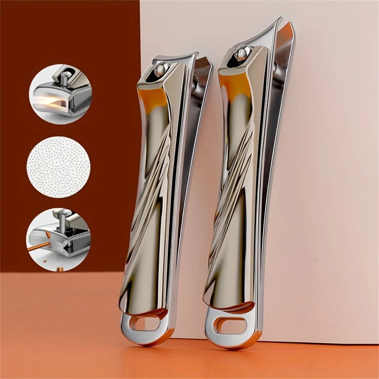Professional Large Nail Clippers Diagonal Nail Clippers Opening Nail Clippers Set Single Pack Pedicure Tools