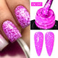 7ml Snowflake Gel Nail Polish UV LED Semi Permanent Milky White Pink Glitter Snow Sequins Gel Nails Art Design Varnish Manicure