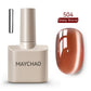 MAYCHAO 10ml Cat Magnetic Gel Nail Polish Cat Eye Glitter Effect Semi Permanent Soak Off UV Gel Varnish Manicure For Nail Art