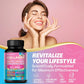 Collagen Peptides Types I, II, III, V & X, Biotin Keratin Hyaluronic Acid MSM Vitamins - Skin, Nails & Joint Health, Anti-Aging
