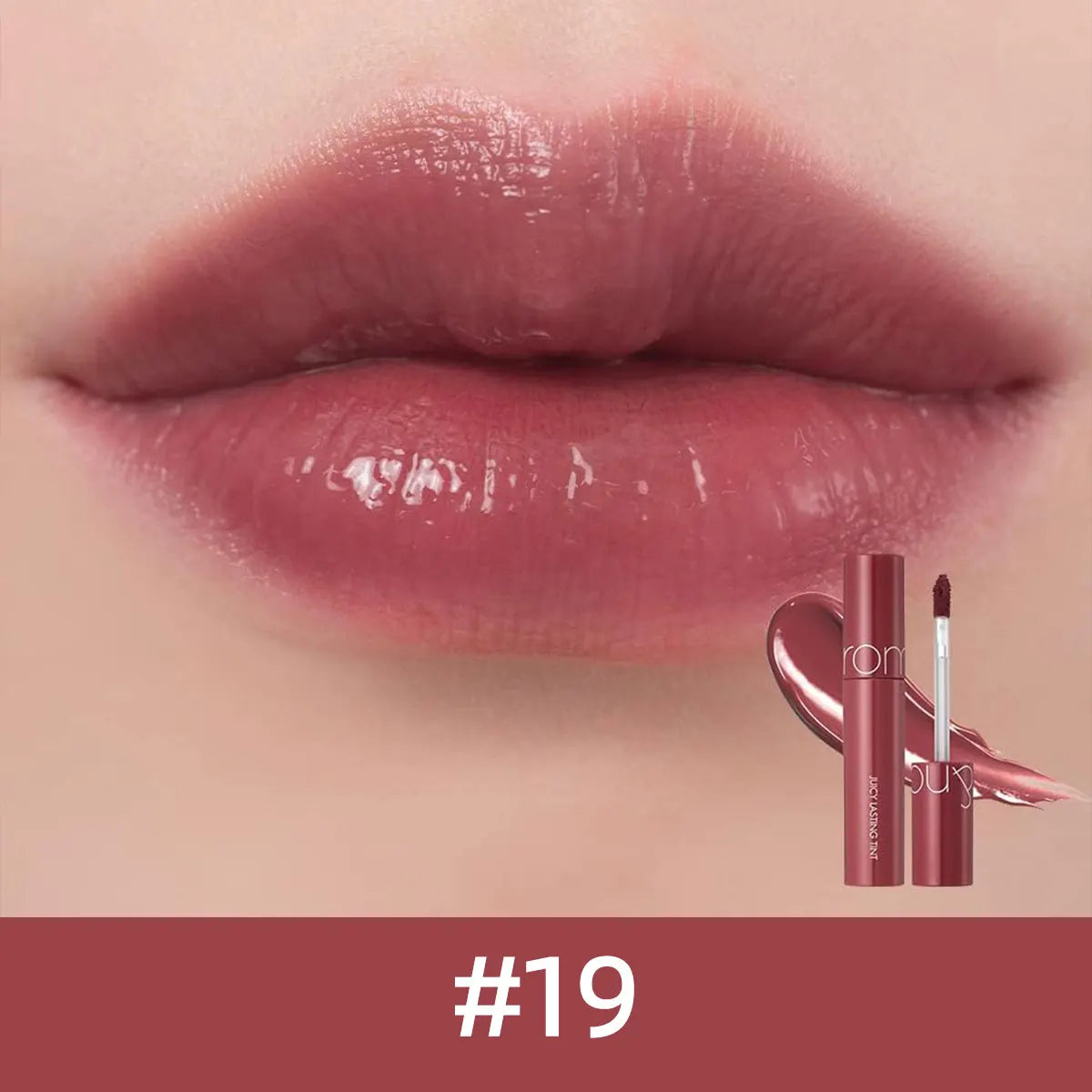 rom&nd JUICY LASTING TINT-12 Shades,Juicy Glossy Texture,Lip Glosses,Luxury Makeup,Korean Cosmetic,K-Beauty,Korean Makeup