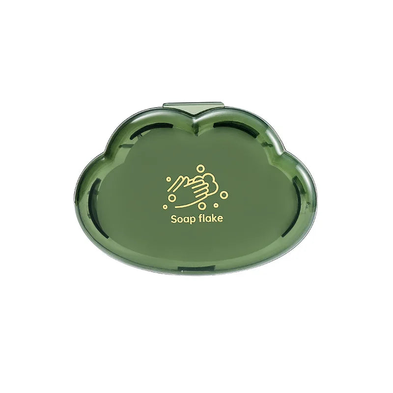 50pcs/Box Travel Portable Disposable Soap Tablets Jasmine Scented Soap Flakes Children Student Portable Soap Paper Cleaning Tool