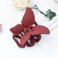 Frosted Butterfly Hair Clip Women Korean Simple Solid Color Fashion Exquisite Shark Clip for Girls Hair Style Accessories