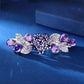 2025New Small Korean version elegant temperament rhinestone half zip mom style hair clip