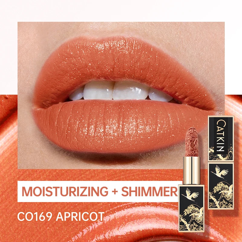 CATKIN Makeup Velvet Matte Lipstick, Hydrating Satin Long Lasting lipstick with Smooth and Creamy Texture