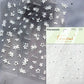1piece 5Dcute tulip flower nail stickers high quality self-adhesive embossed nail art decals for girls summer decoration sticker