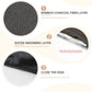 Reusable Pads Set 4 Sizes for Choice Pure Black Reusable Menstrual Pads Super Absorbent Sanitary Napkins.