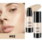 Long-Lasting Waterproof Liquid Foundation with Oil Control & Moisturizing, High Coverage Sweat-Resistant Concealer for Women,