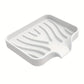 Silicone Soap Dish with Drain, Kitchen Soap Tray Shower Self Draining Soap Dish Soft Bathroom Soap Holder for Kitchen Bathroom