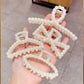 Pearl Claw Clips Crab Geometric Hairpins For Women Girl Korean Bow Hollow Hair Accessories Bath Clip Headwear Barrettes