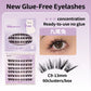 New Self-Adhesive Eyelashes No Glue Fake Lashes Extensions Reusable Eyelashes Glue-free False Eyelashes DIY Individual Lashes Ma