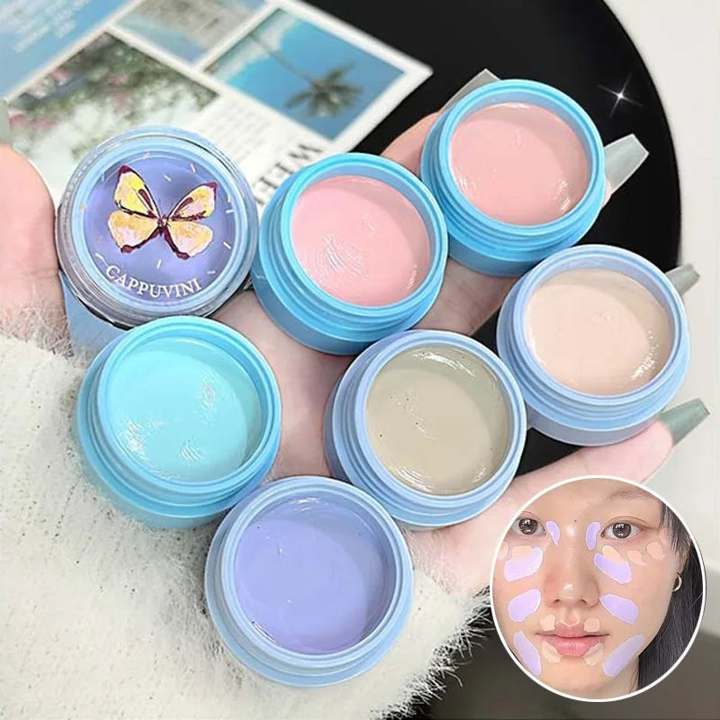6 Colors Contouring Highlighter Blush Cream Pearlescent Luminizer Waterproof Multi-purpose Face Illuminator Brighten Makeup
